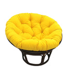 Fauteuil Papasan Bali en rotin de 107 cm avec coussin en sergé