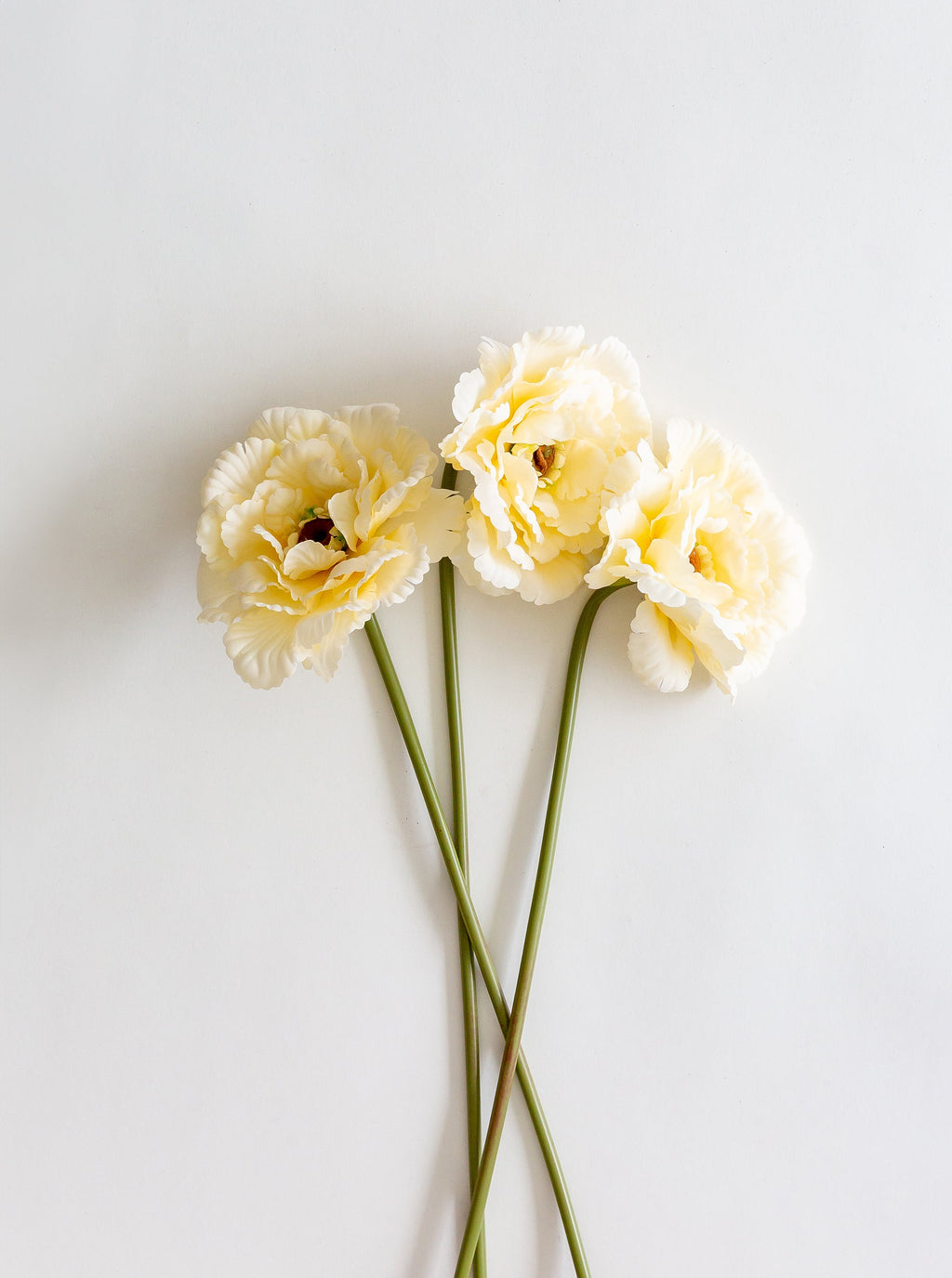 Tige de pivoine artificielle en dentelle de jardin