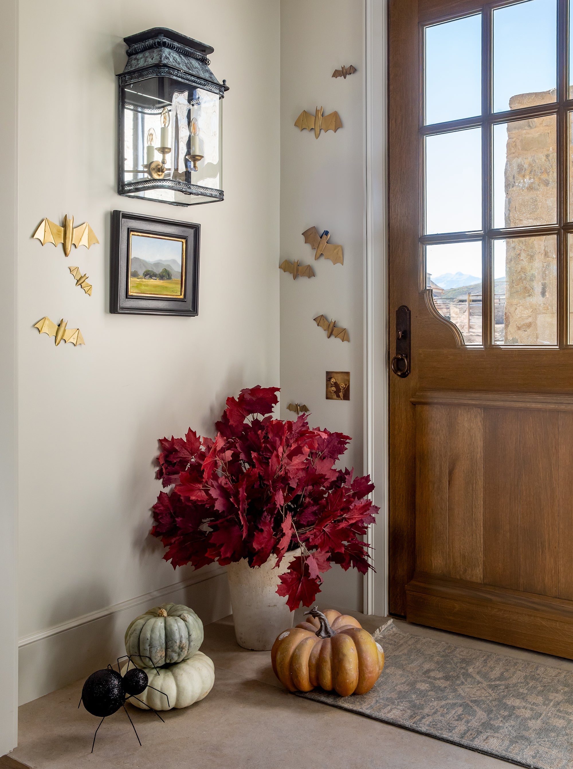 Battes murales en laiton | Lot de 3