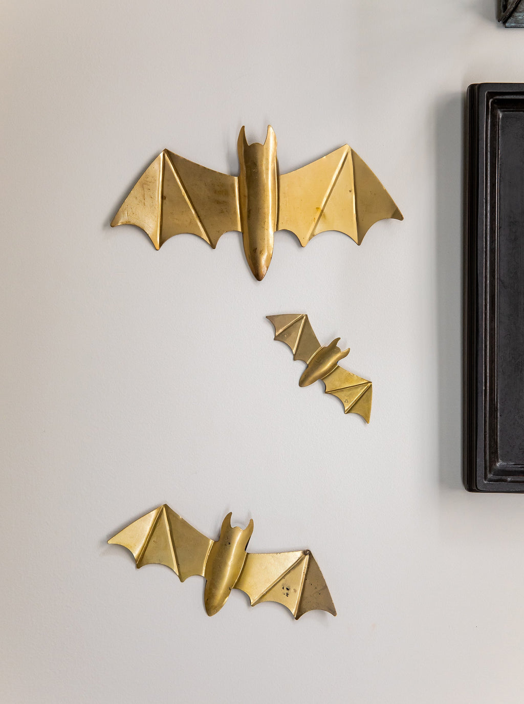 Battes murales en laiton | Lot de 3