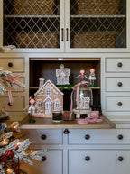 Décorations lumineuses pour maisons en pain d'épice