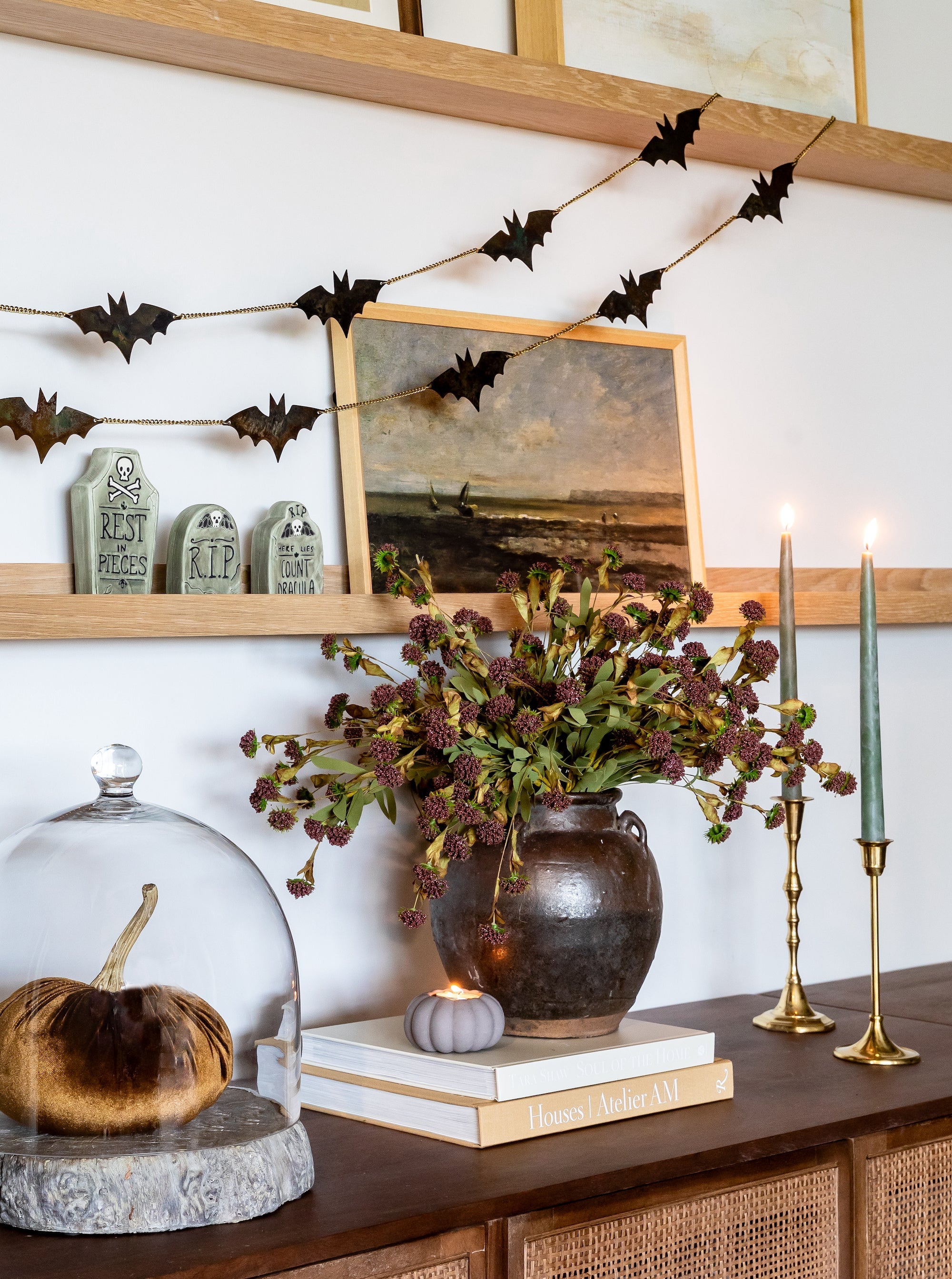 Bougies coniques trempées à la main | Lot de 2