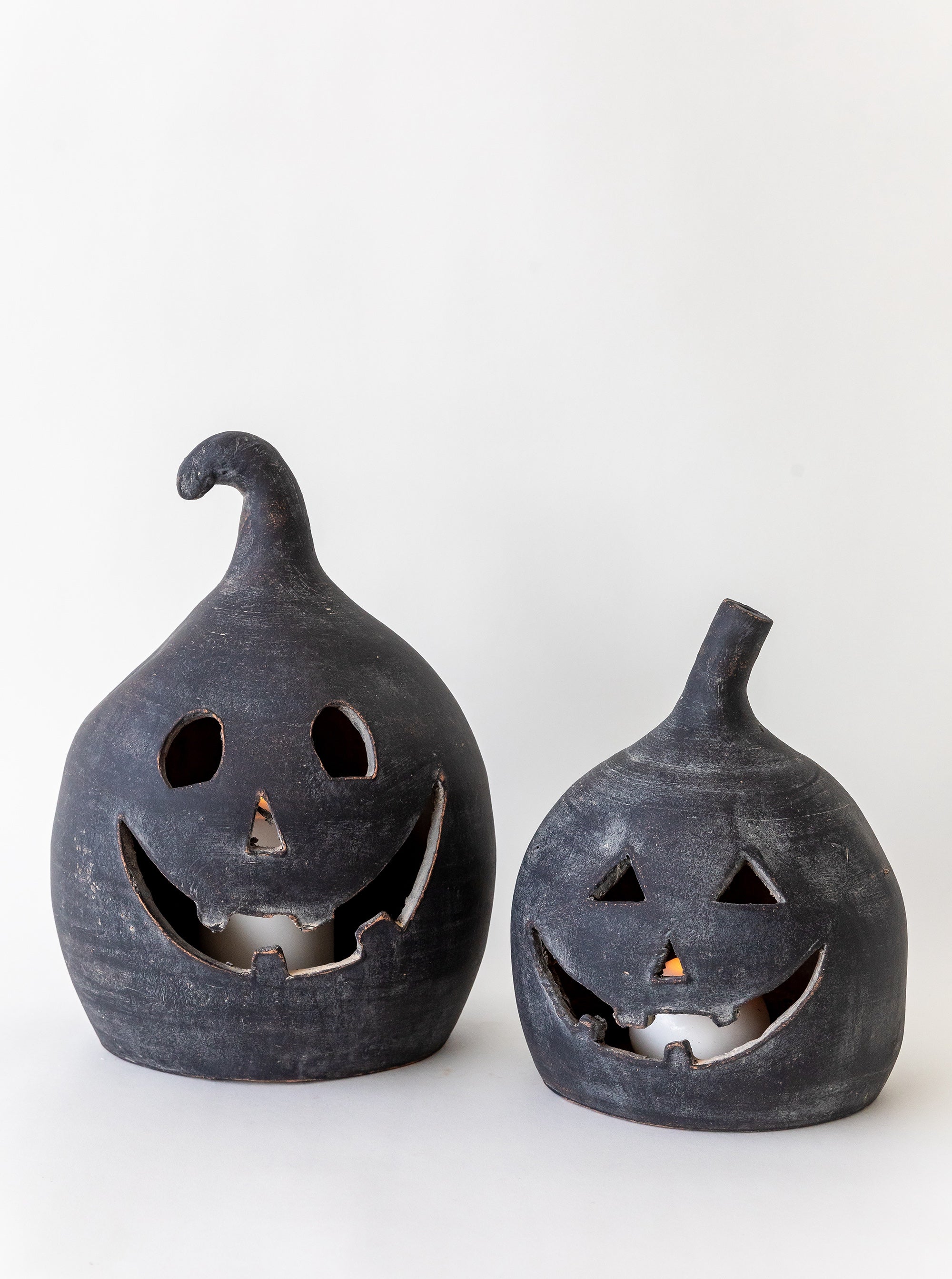 Citrouilles d'Halloween | Lot de 2
