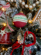 Ornements en papier mâché | Lot de 4