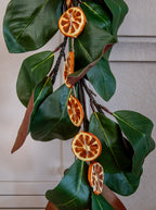 Guirlande artificielle de tranches d'orange de 1,68 m