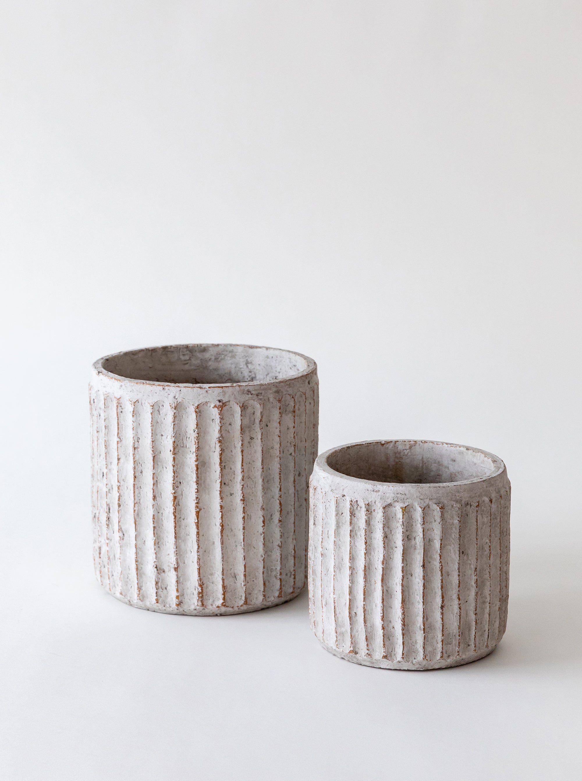Pots cannelés | Lot de 2