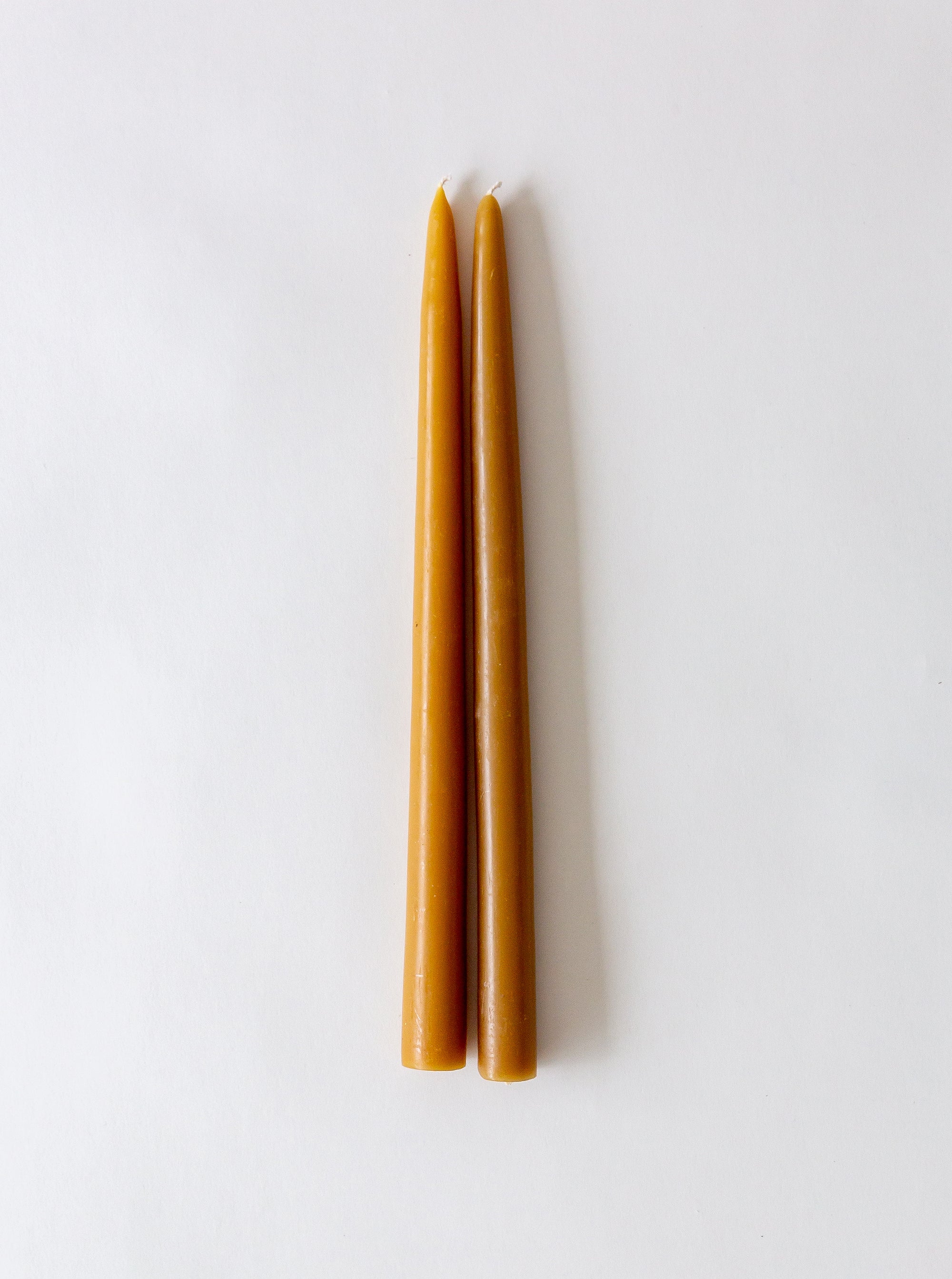 Bougies coniques trempées à la main | Lot de 2