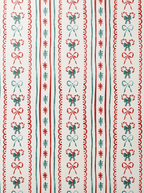 Papier cadeau à rayures de Noël