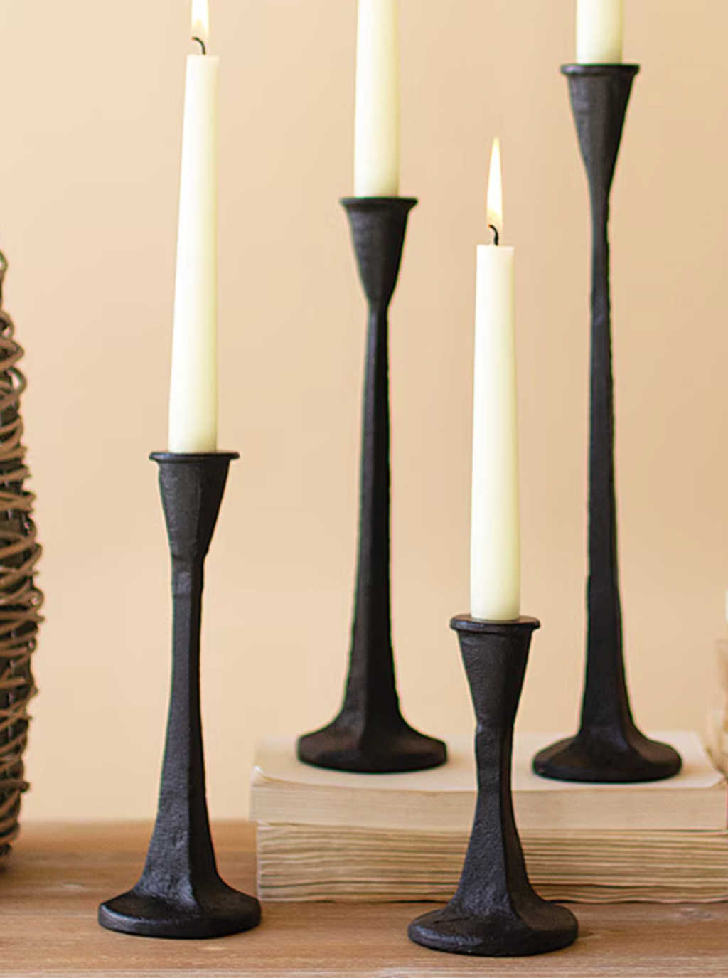 Supports coniques en fonte | Lot de 4