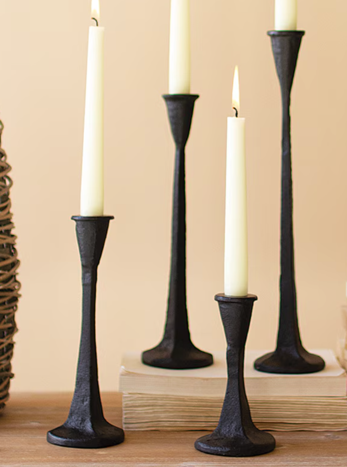 Supports coniques en fonte | Lot de 4