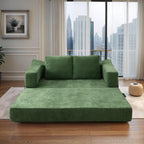 Canapé-lit convertible rembourré 70,87, fauteuil convertible, canapé de sol confortable pour salon, chambre, tissu chenille