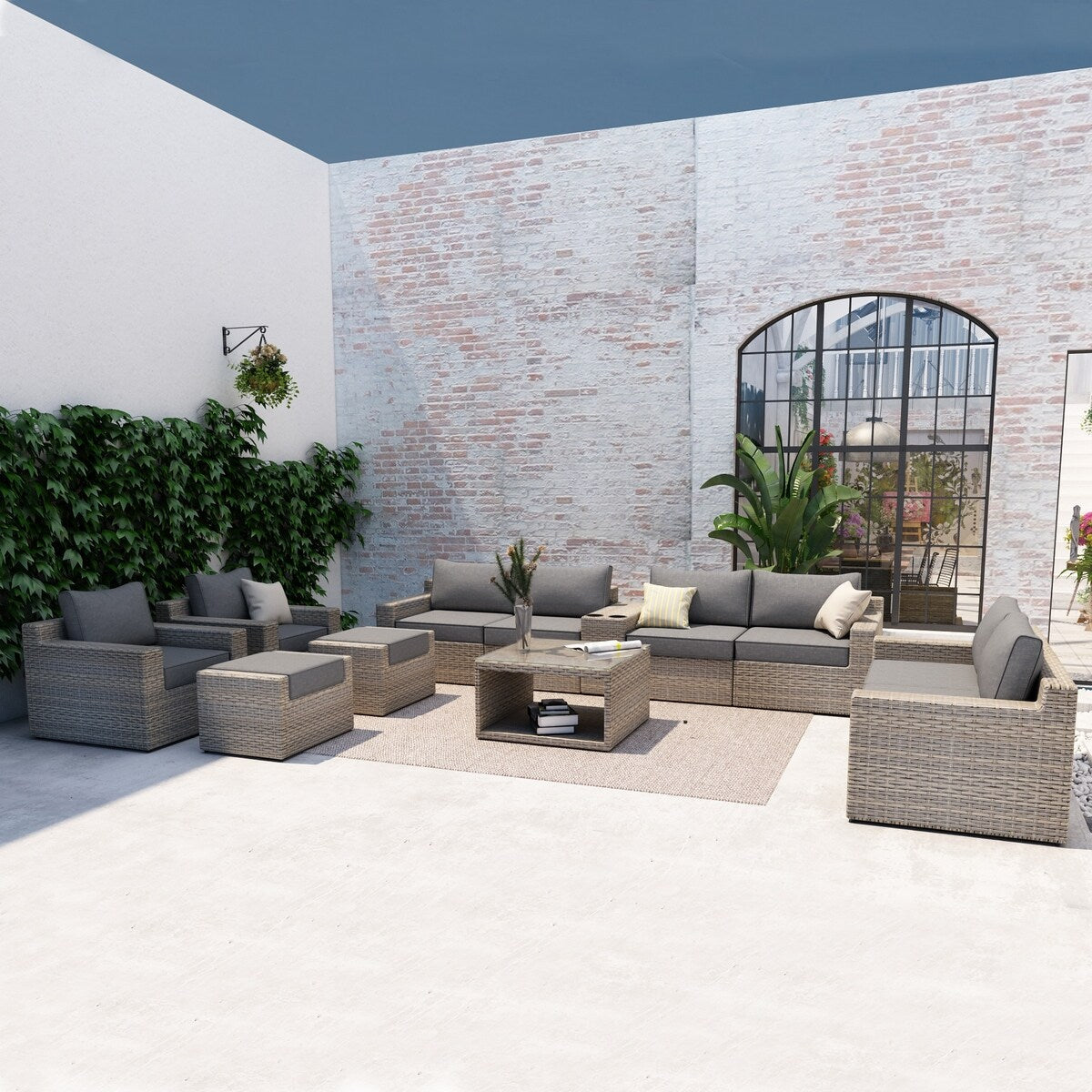 Ensemble de sièges profonds Ventura 12 pièces