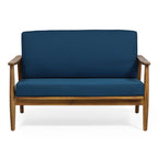 Ensemble de conversation 4 places en bois d'acacia Willowbrook Outdoor de Christopher Knight Home