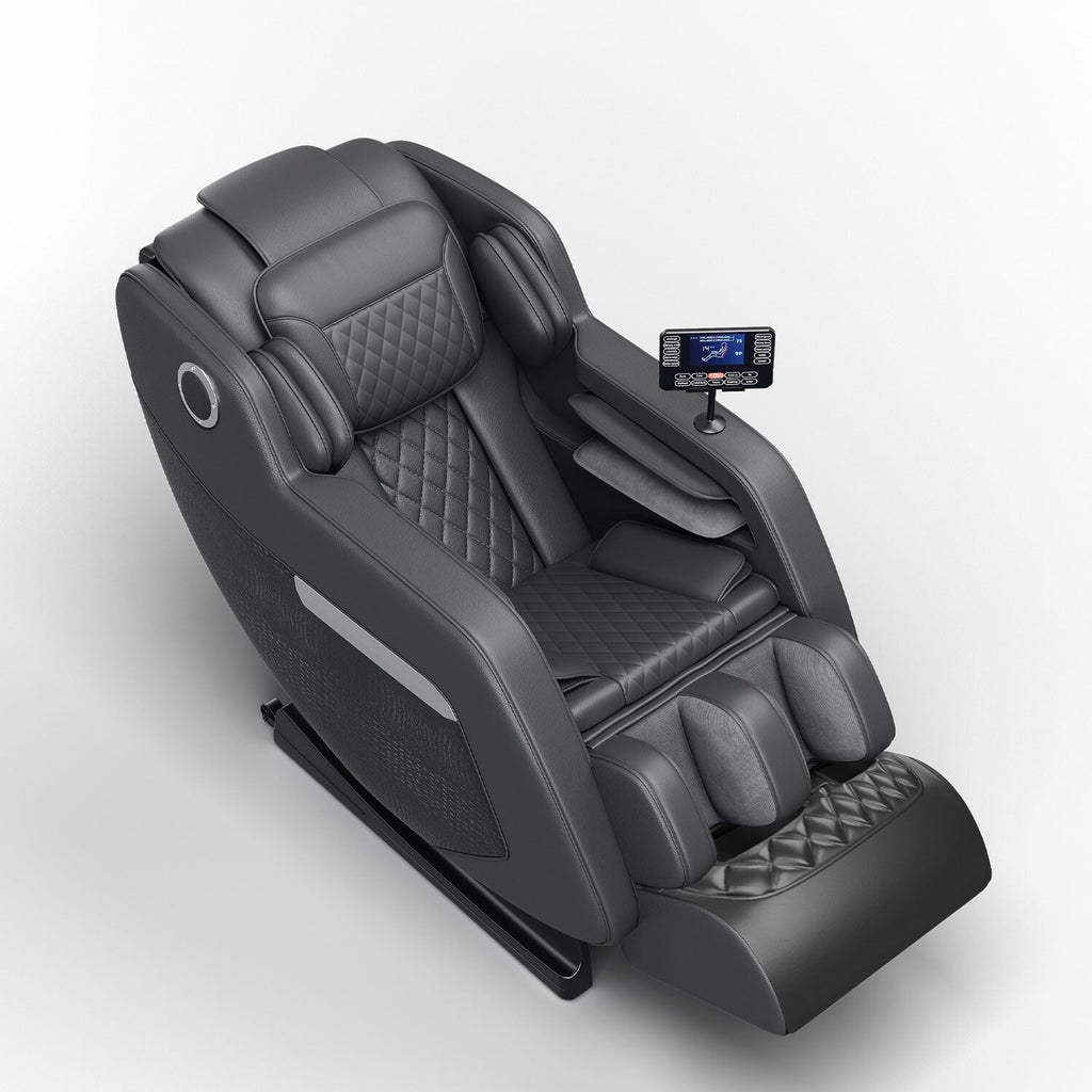 Fauteuil inclinable massant zéro gravité avec massage complet du corps, chauffage et audio Bluetooth intégré