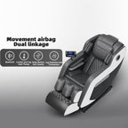 Fauteuil inclinable massant zéro gravité avec massage complet du corps, chauffage et audio Bluetooth intégré