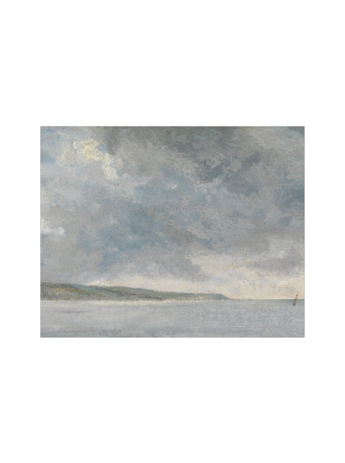 Paysage marin de l'après-midi