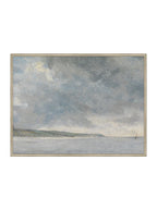 Paysage marin de l'après-midi