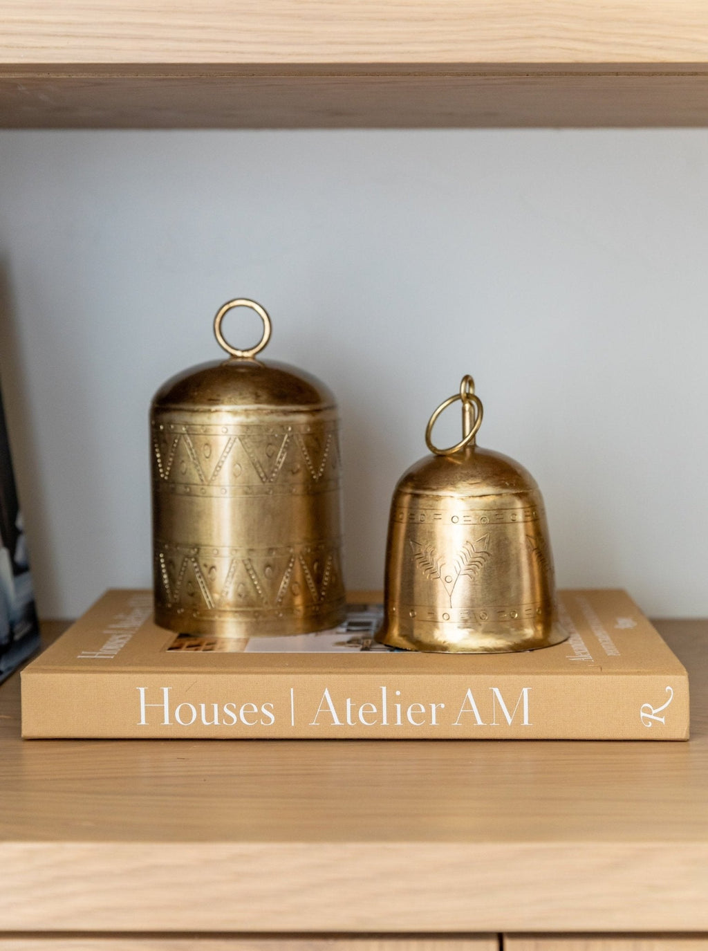 Cloches en laiton antique | Lot de 3