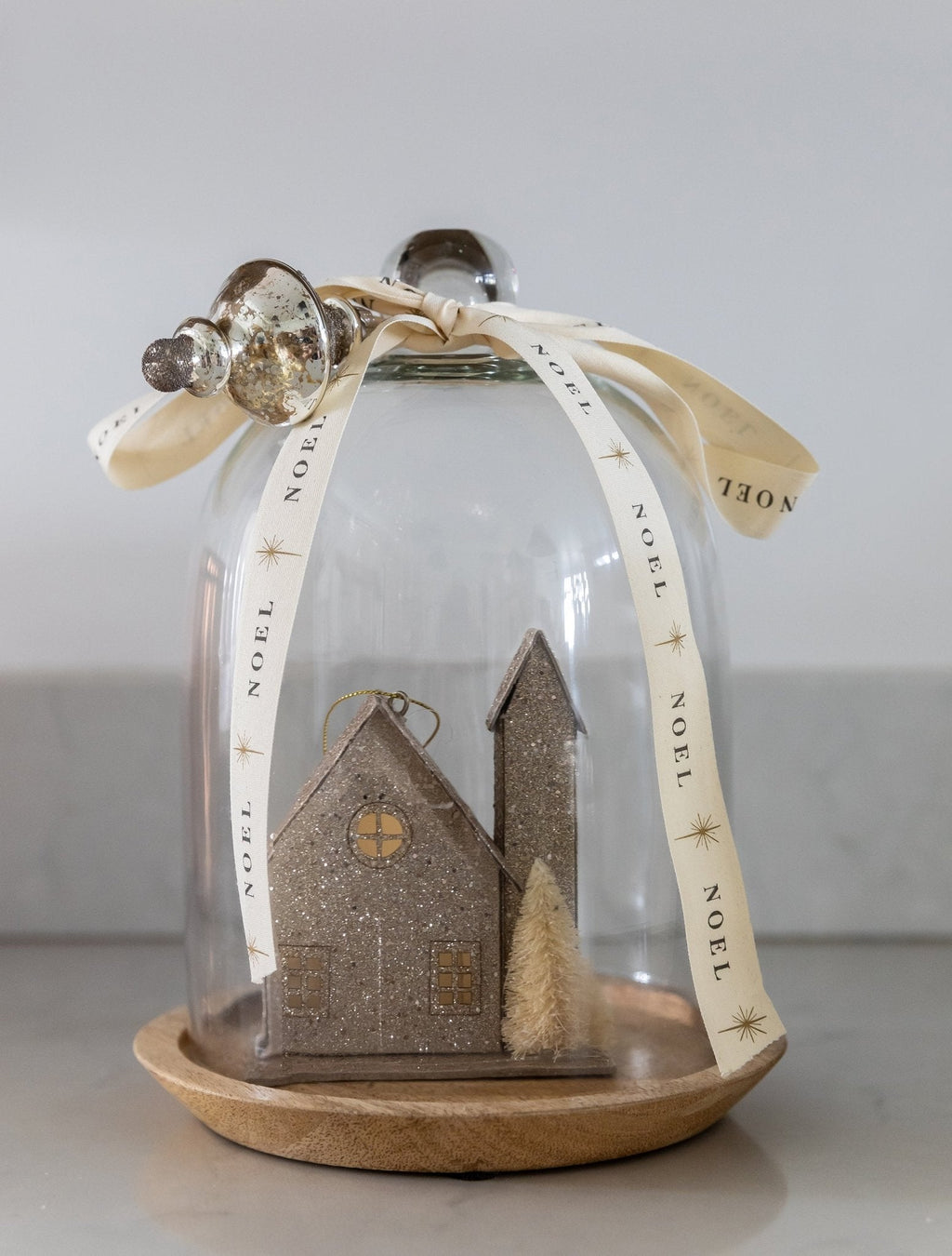 Ornements à paillettes antiques | Lot de 6