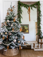 Ornements à paillettes antiques | Lot de 6