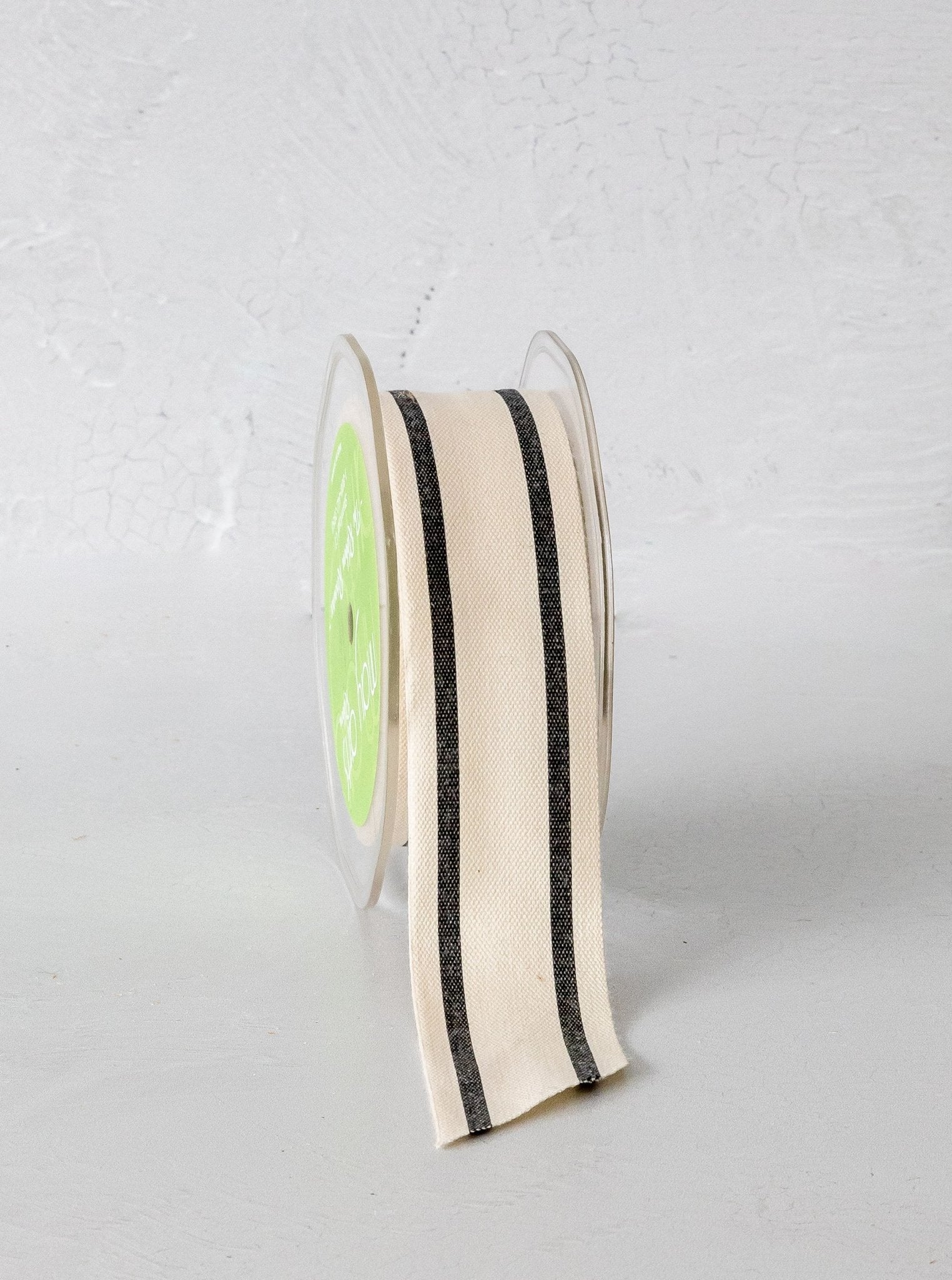 Ruban noir à double rayure