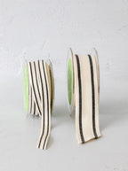 Ruban noir à double rayure