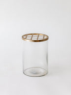 Vase à fleurs en forme de grenouille en laiton