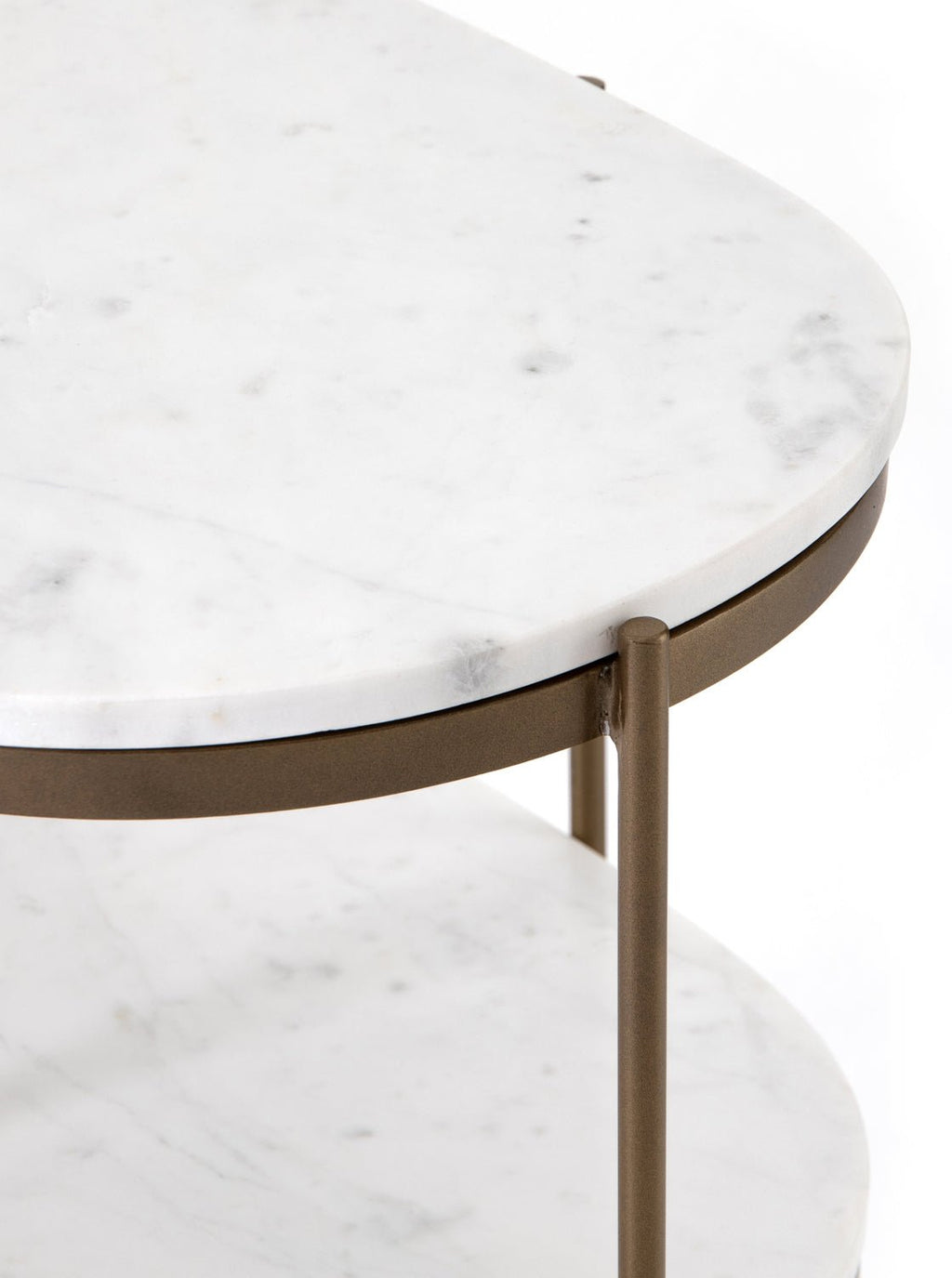 Table de chevet ovale Brianne