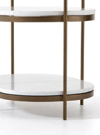 Table de chevet ovale Brianne