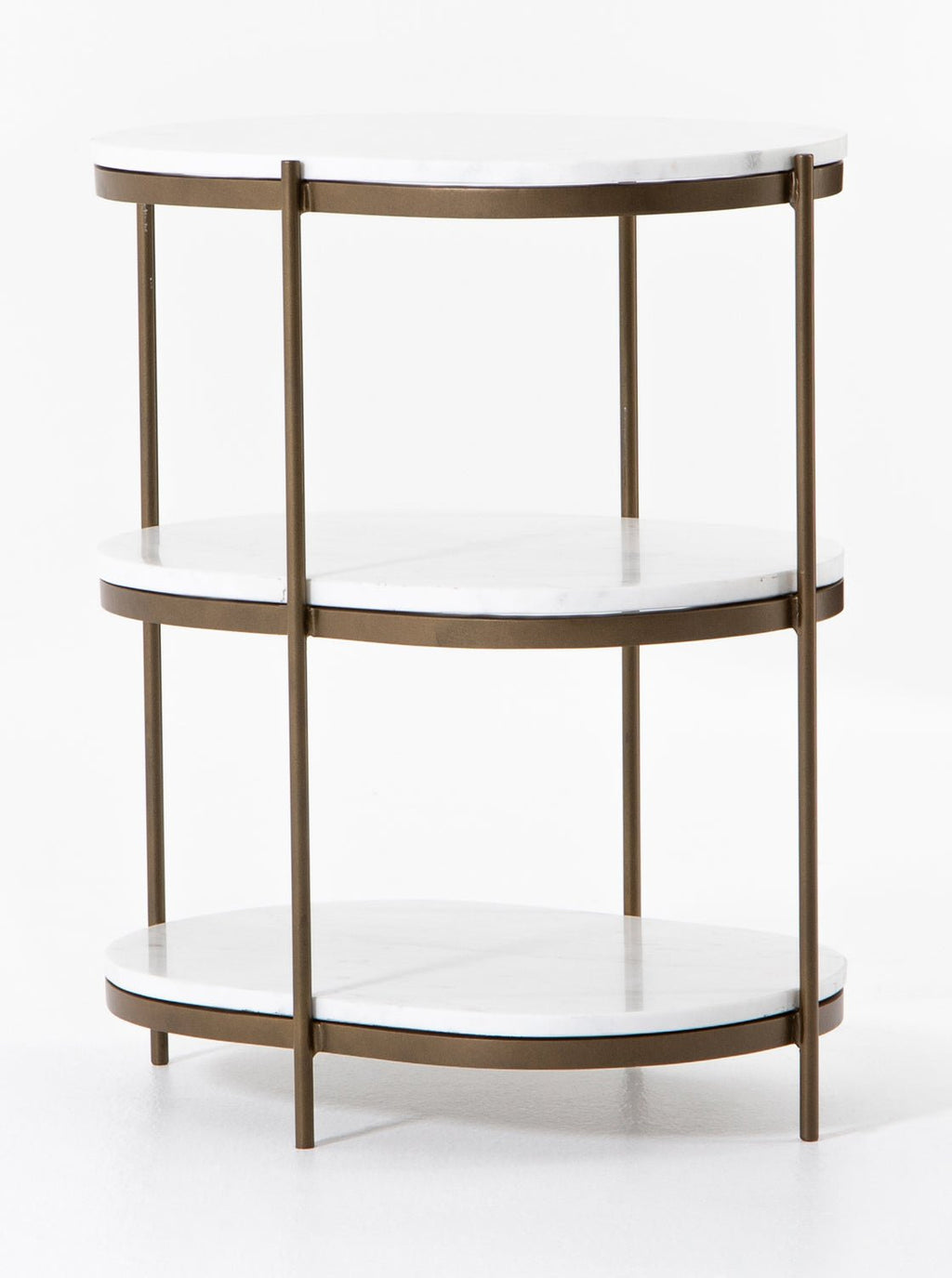 Table de chevet ovale Brianne