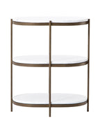 Table de chevet ovale Brianne