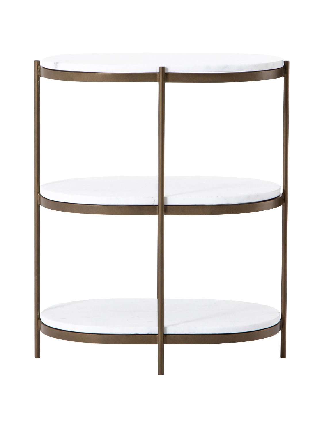 Table de chevet ovale Brianne