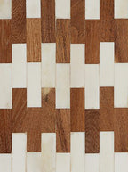 Boîtes à motif brique | Lot de 2