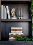 Boîtes à motif brique | Lot de 2