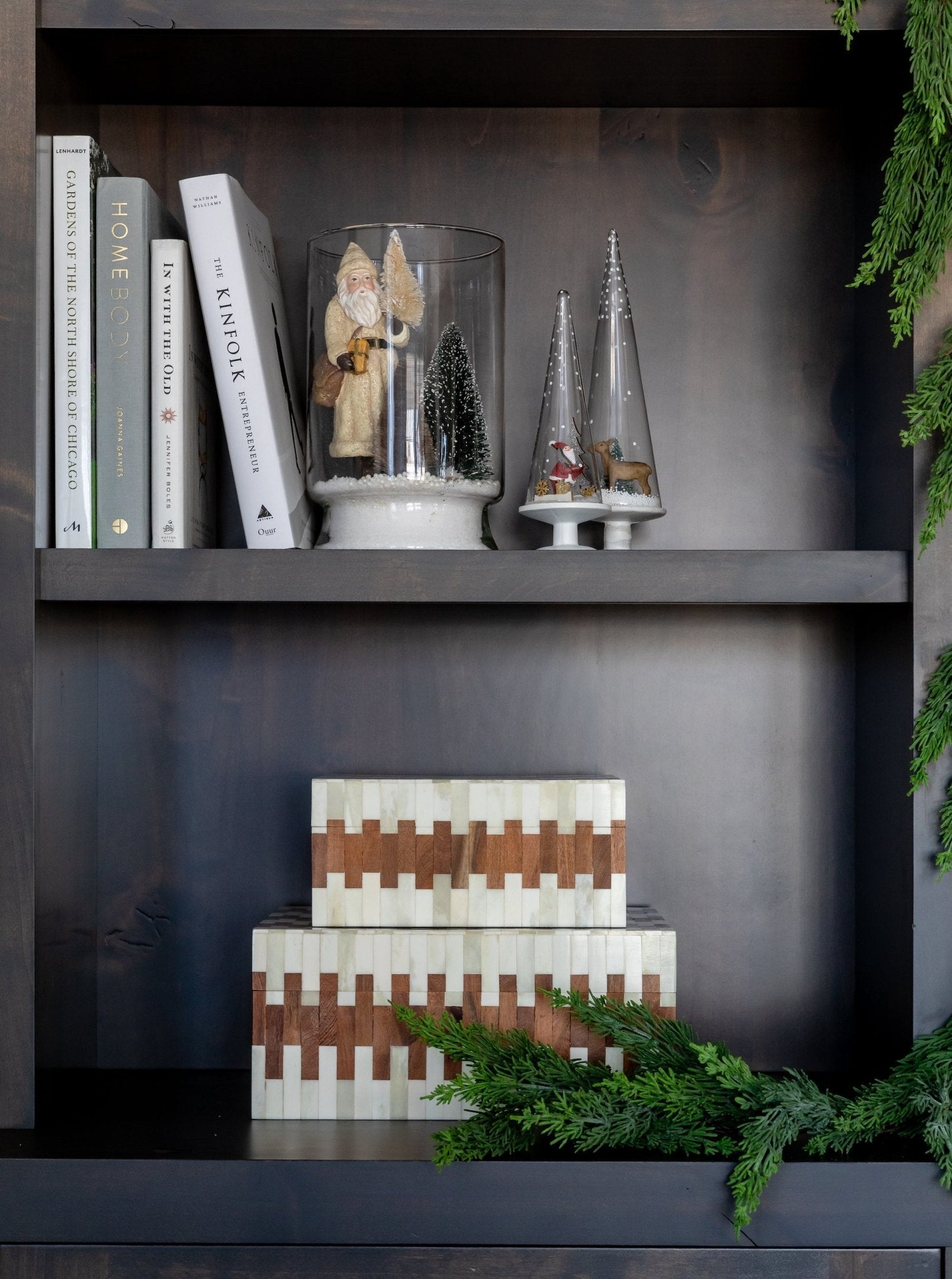 Boîtes à motif brique | Lot de 2