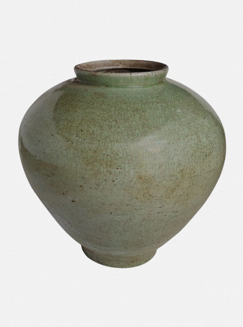 Pot craquelé céladon