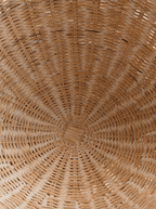 Bol sur pied en rotin Charlie