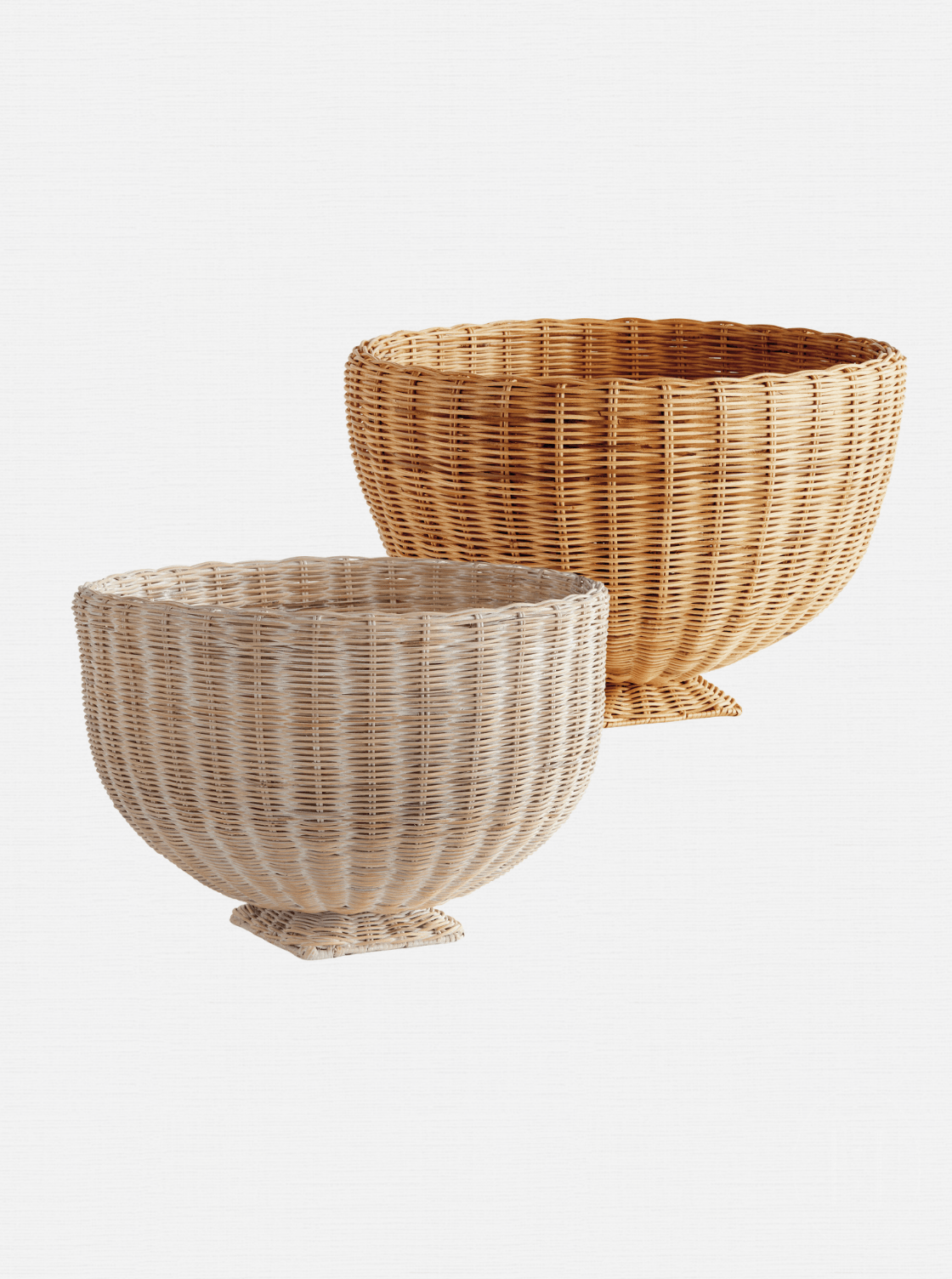 Bol sur pied en rotin Charlie