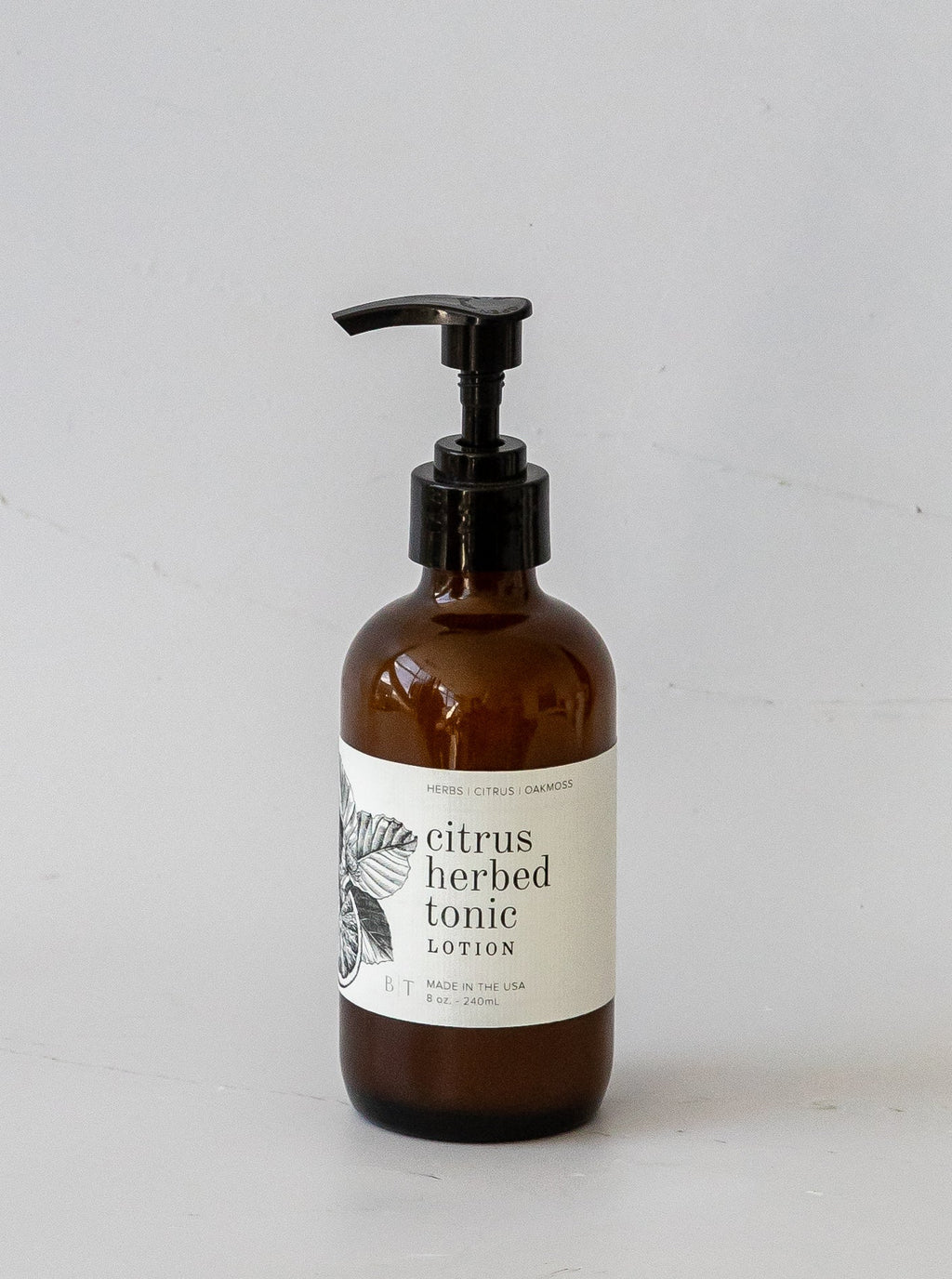 Lotion corporelle tonique aux agrumes et aux herbes