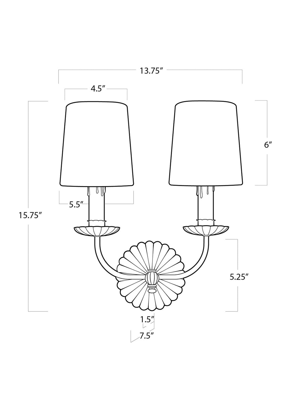 Applique double Cleo