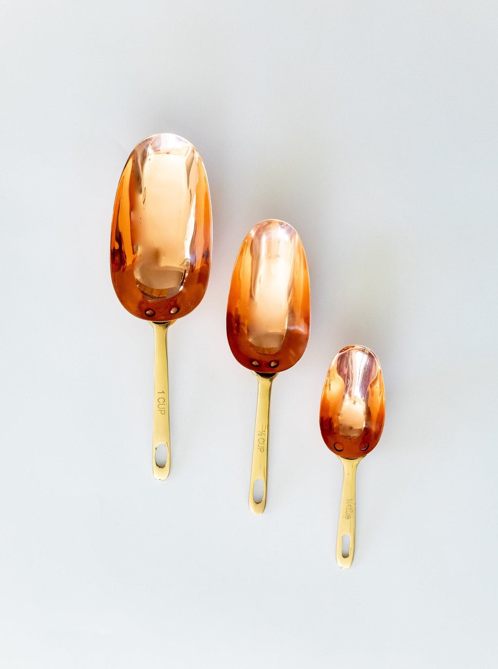 Cuillères doseuses en cuivre | Lot de 3