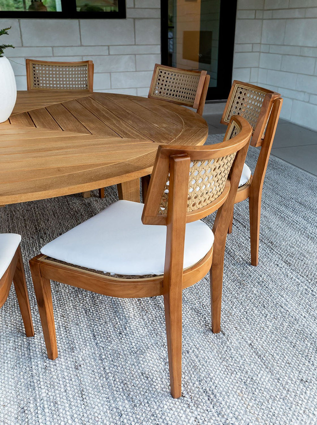 Chaise de salle à manger extérieure Eleanor