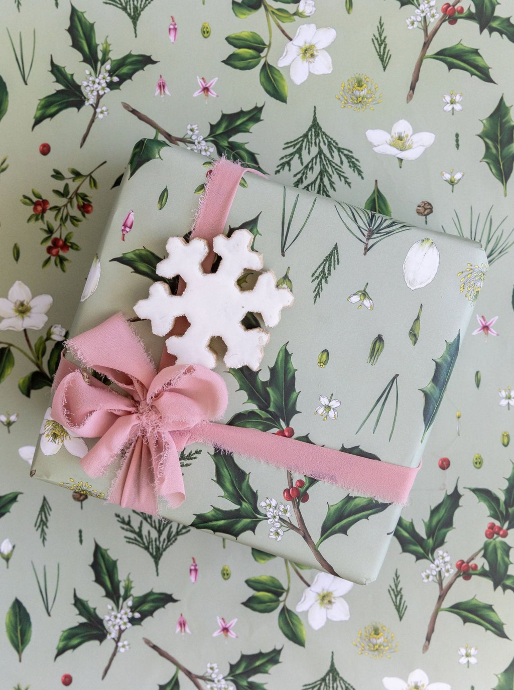 Ornements flocons de neige émaillés | Lot de 2