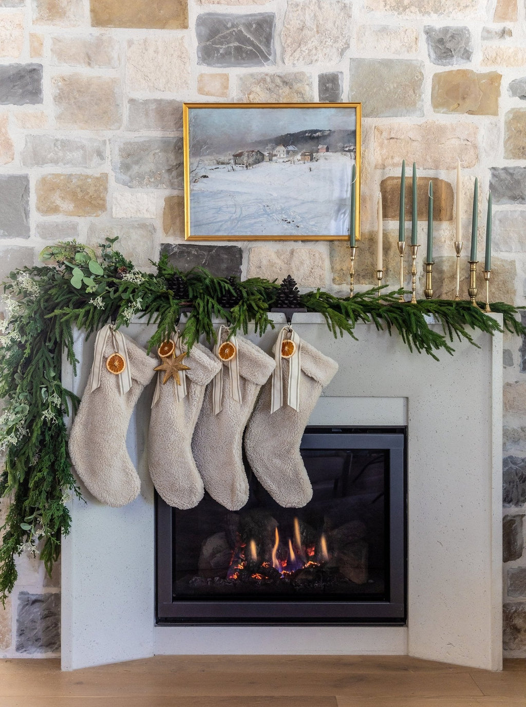 Guirlande artificielle de pin de Norfolk de 1,5 m