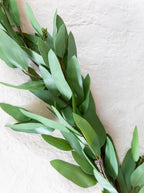 Guirlande d'eucalyptus artificiel à graines de 1,5 m