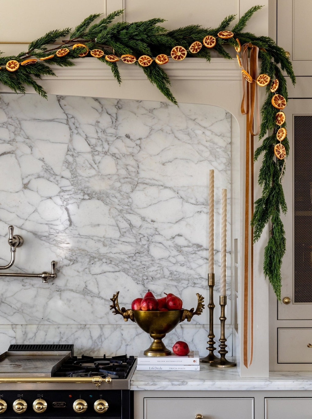 Guirlande de cèdre artificiel de 2,13 m