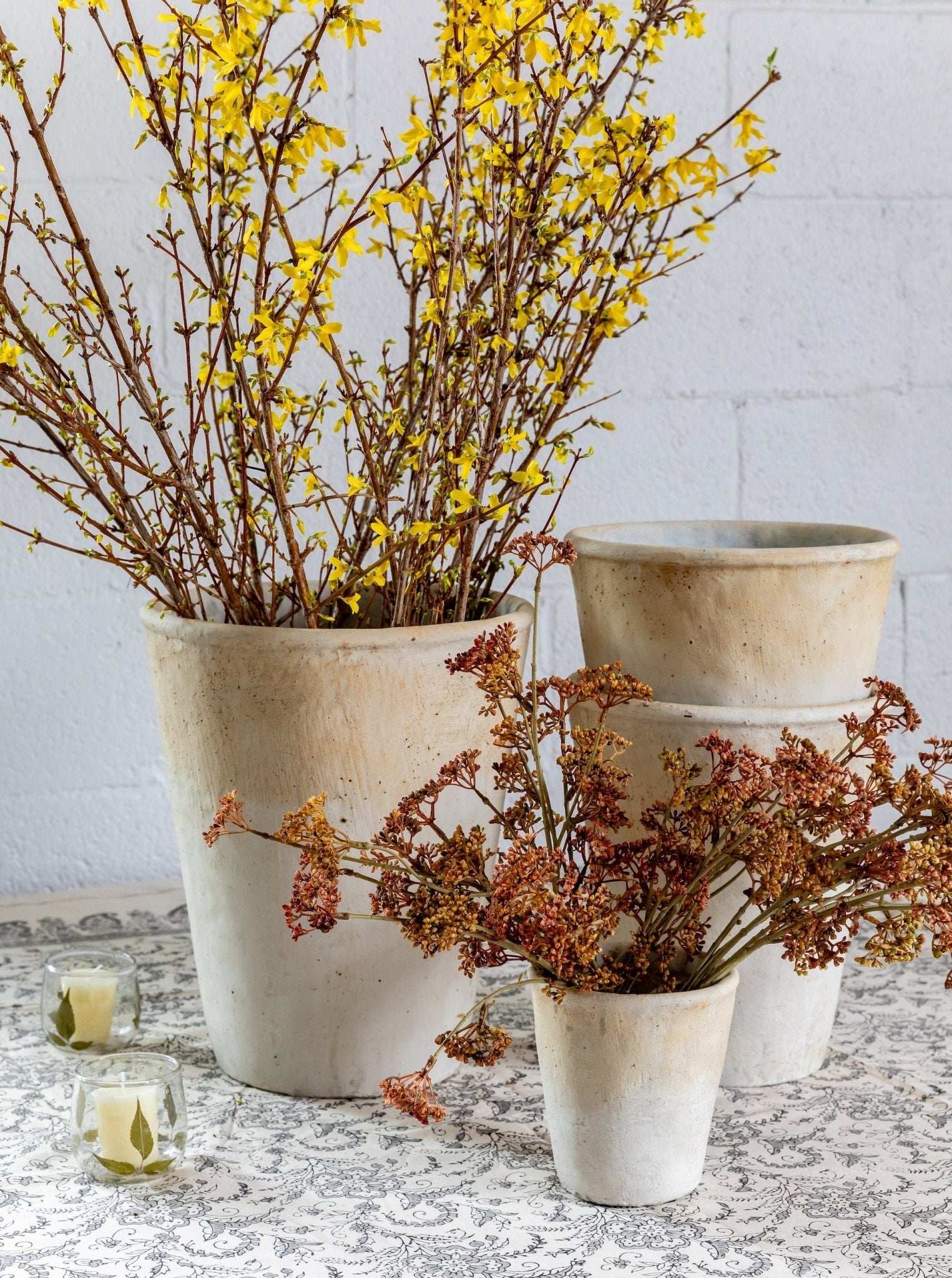 Faux bouquet de carex des prés