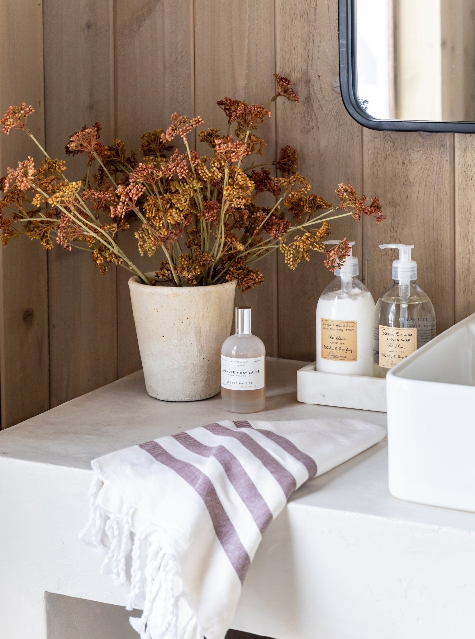 Faux bouquet de carex des prés