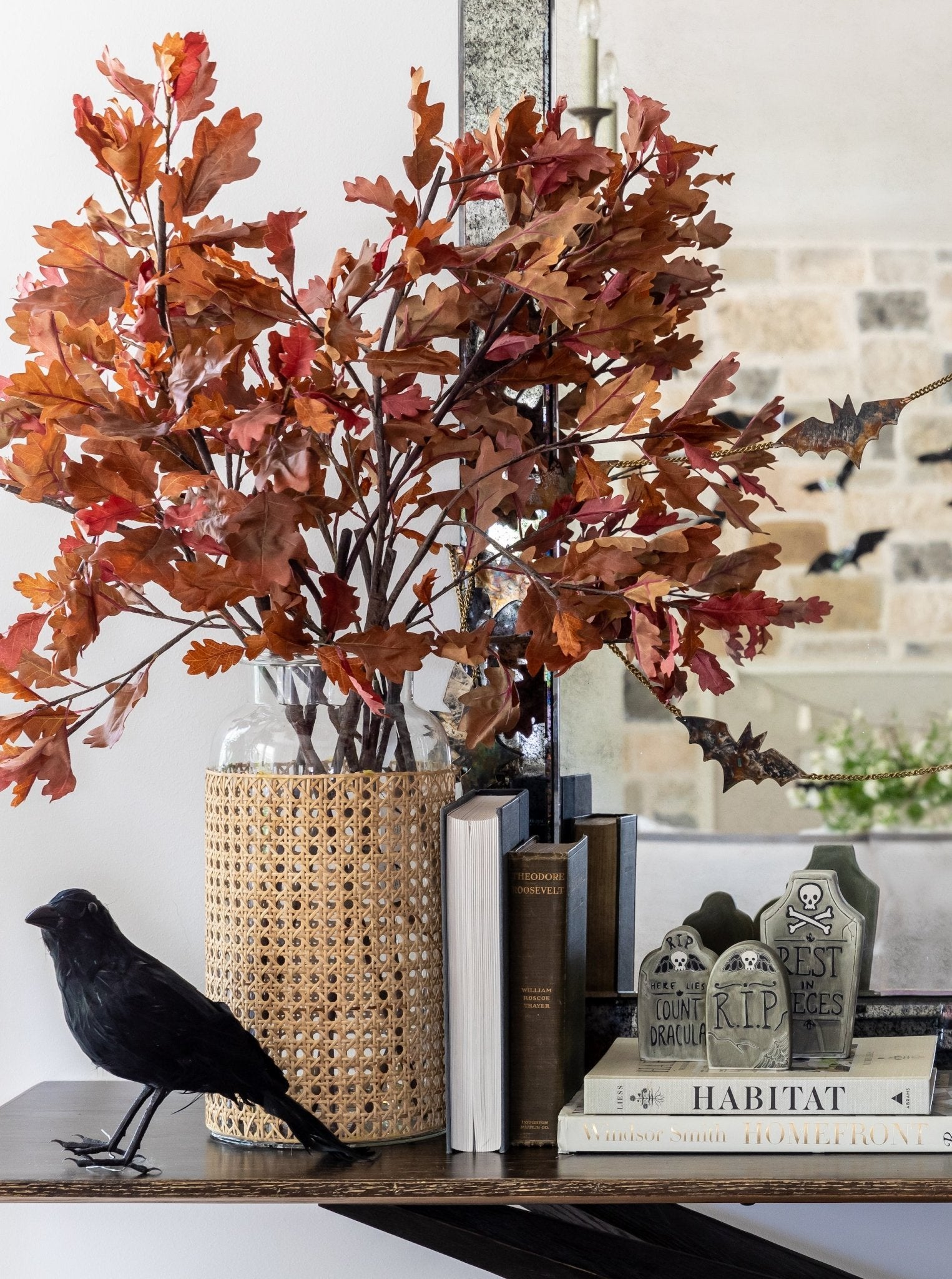 Tige en faux chêne rouge