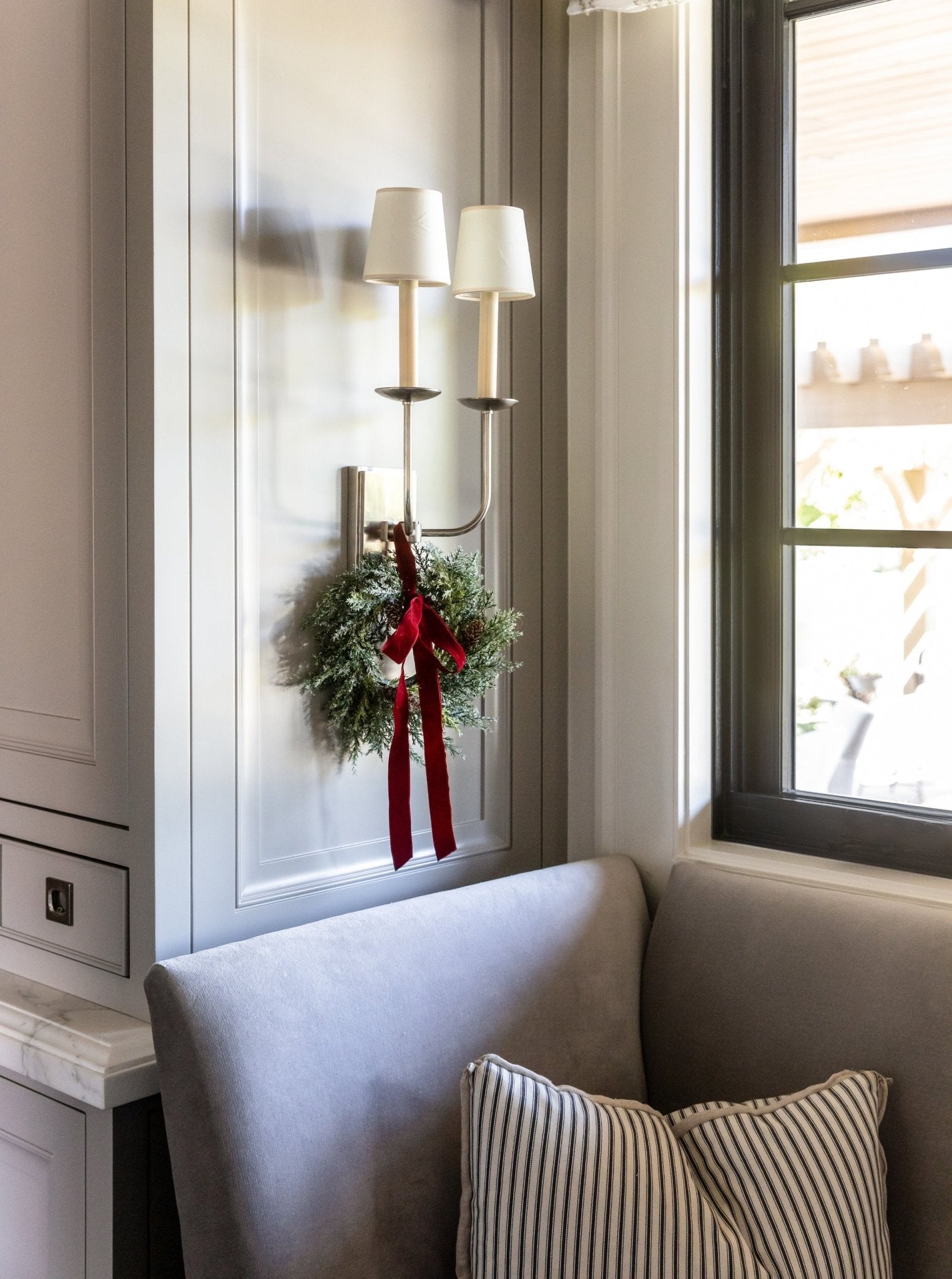 Mini couronne floquée